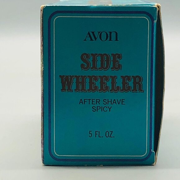 Avon for men after shave spicy Side Wheeler 5 fl.oz. brown glass steam ship READ - Picture 9 of 11